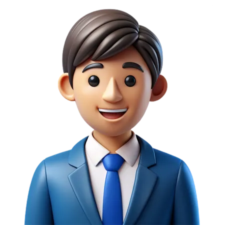 Human resources manager  3D Icon