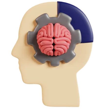 Humanoid Brain Ai  3D Icon