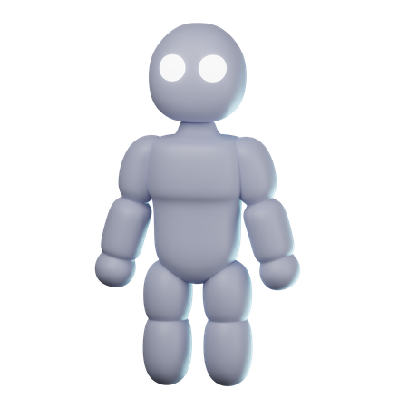 Humanoid Robot  3D Icon