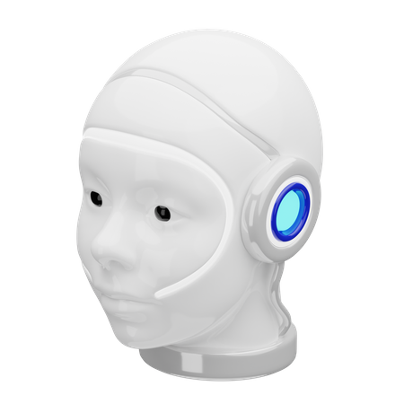 Humanoide Roboter  3D Icon