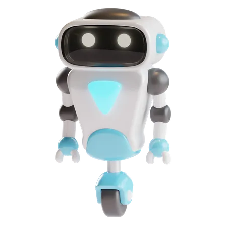 3 D Illustration Eines Intelligenten Humanoiden Roboters Mit Android 3D Icon