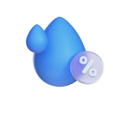 Humidity  3D Icon