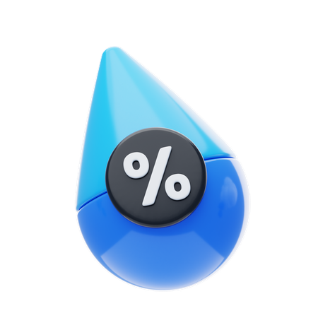 Humidity  3D Icon