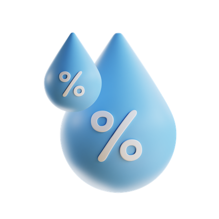 Humidity  3D Icon