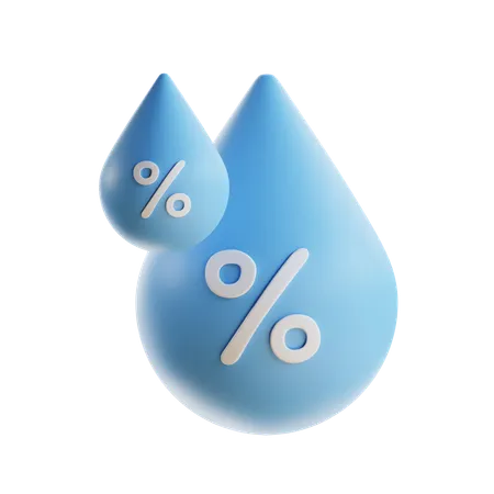 Humidity  3D Icon