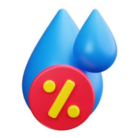 Humidity  3D Icon