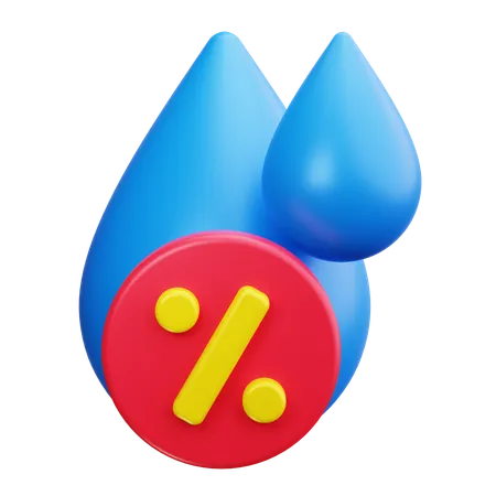 Humidity  3D Icon