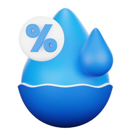 Humidity  3D Icon