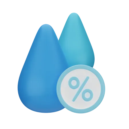 Humidity 3 D Weather 3D Icon