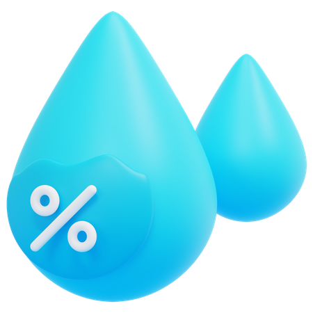 Humidity Weather  3D Icon