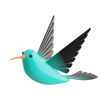 Humming Bird  3D Icon