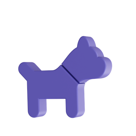 Hund  3D Icon