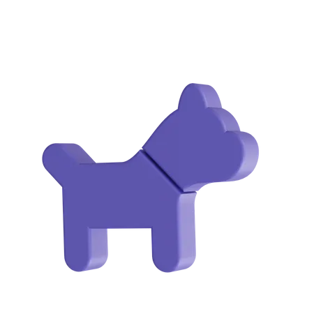 Hund  3D Icon