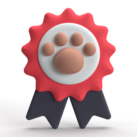 Hundeauszeichnung  3D Icon