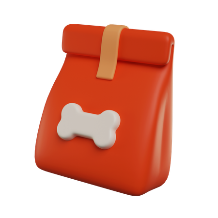 Hundefutterpaket  3D Icon