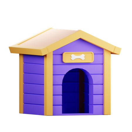 Hundehütte  3D Icon