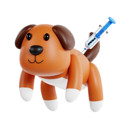 Impfstoff für Hunde  3D Icon