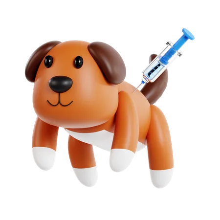Impfstoff für Hunde  3D Icon