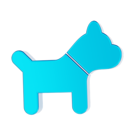 Hundekopf  3D Icon