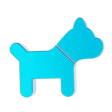 Hundekopf  3D Icon