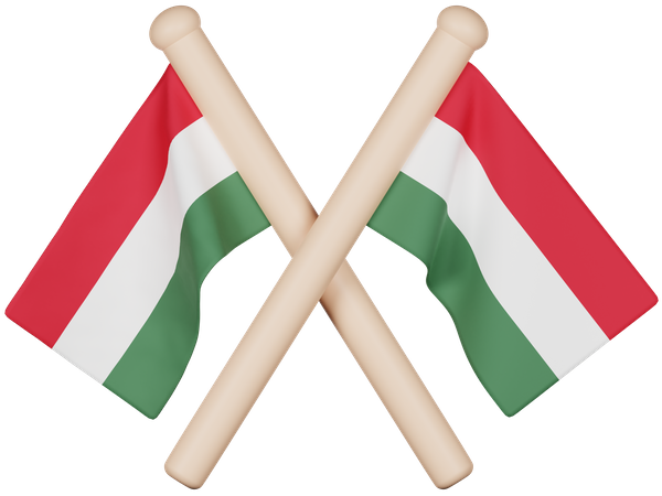 Hungaria Flag  3D Icon