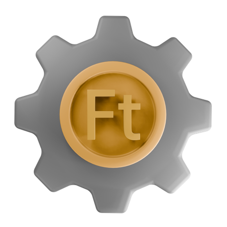 Hungarian forint  3D Icon