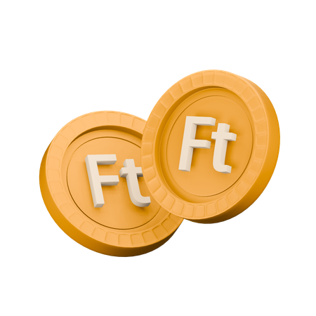 Hungarian forint  3D Icon