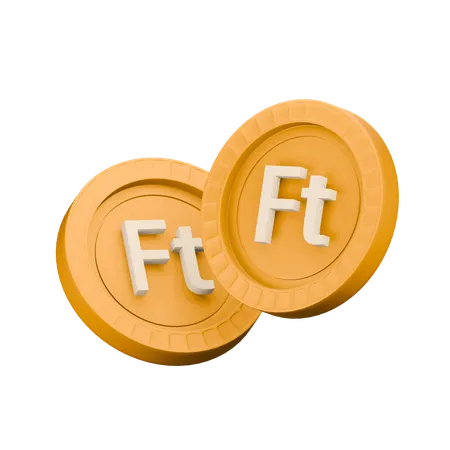 Hungarian forint  3D Icon