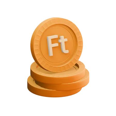 Hungarian forint  3D Icon