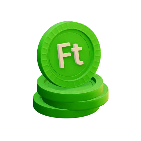 Hungarian forint  3D Icon