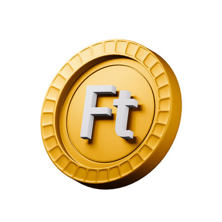 Hungarian forint  3D Icon