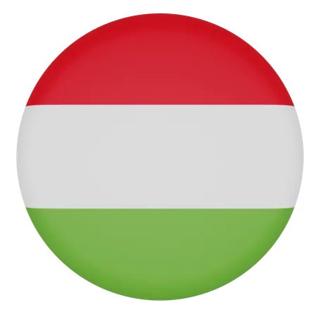 Hungary  3D Icon