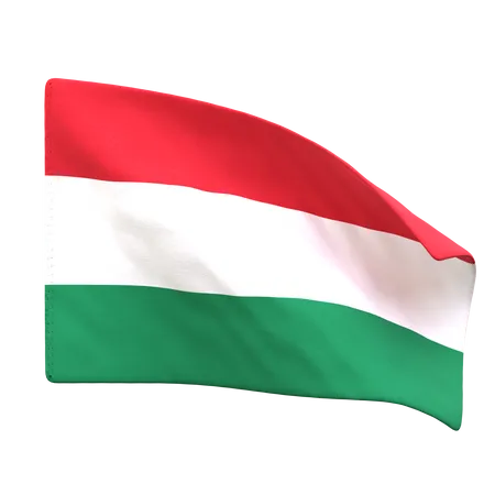 Hungary Flag  3D Icon