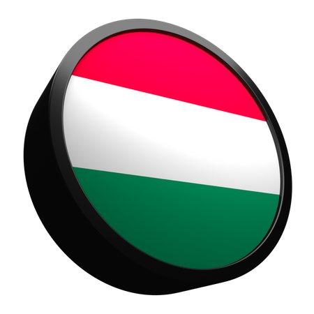 Hungary Flag 3D Illustration