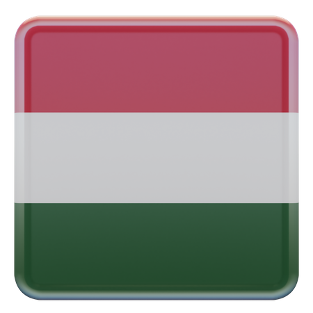 Hungary Flag 3D Illustration