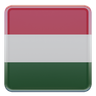 3d hungary flag logo