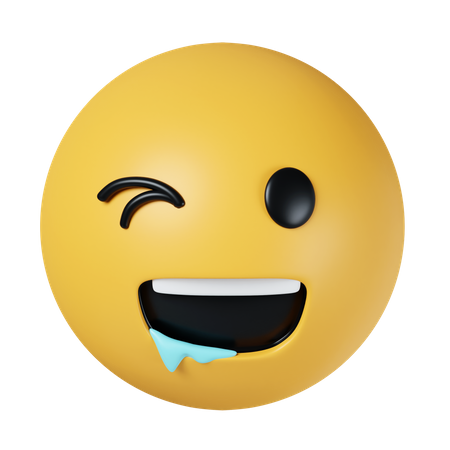 Premium PSD  Happy smiley emoji isolated on transparent background