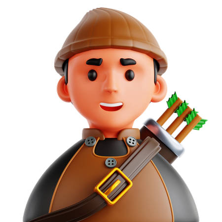 Hunter  3D Icon