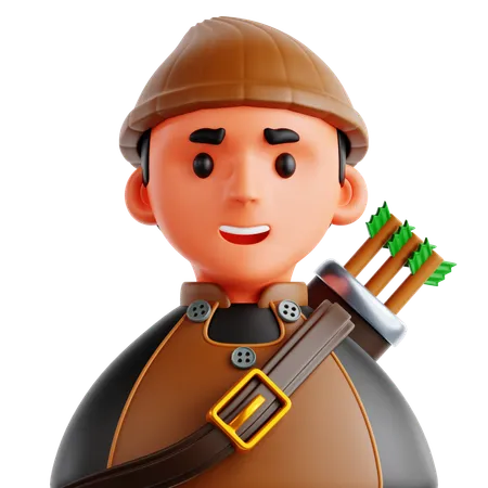 Hunter  3D Icon