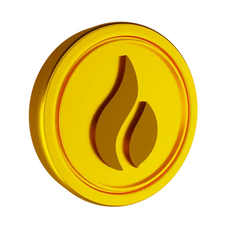 Huobi Crypto Coin  3D Icon
