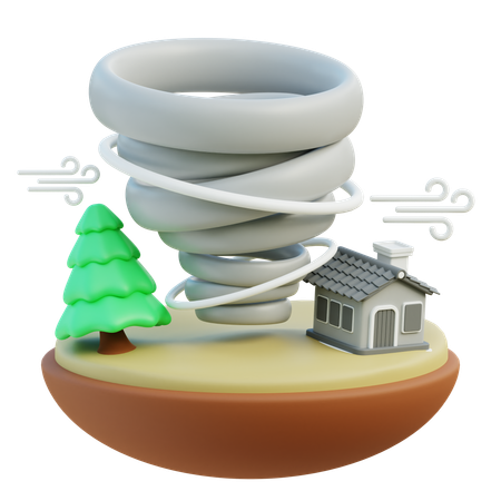 Hurricane  3D Icon