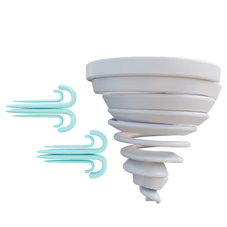 3 D Illustration Tornado 3D Icon