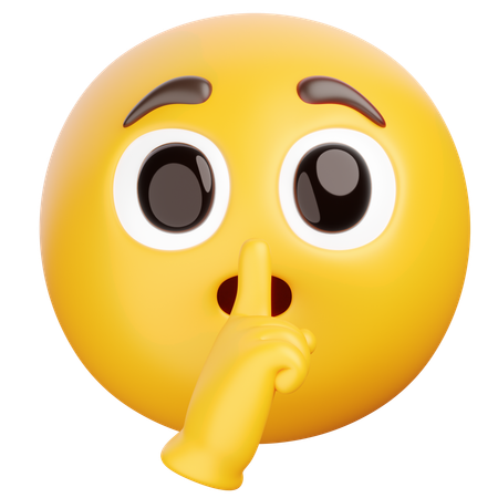 Hush Please  3D Icon