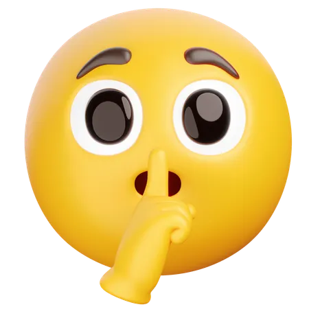 Hush Please  3D Icon