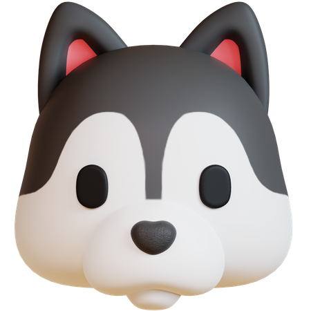Husky  3D Icon