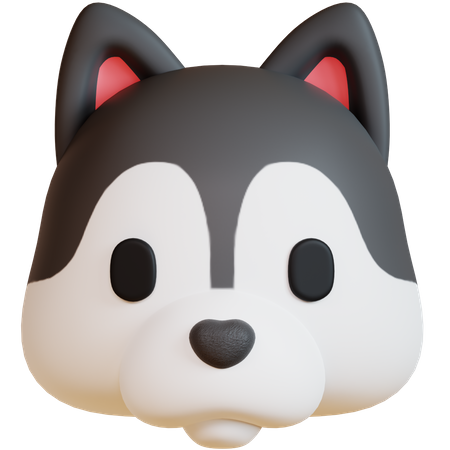 Husky  3D Icon