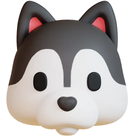 Husky  3D Icon