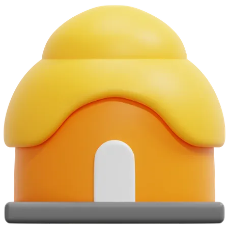Hut  3D Icon