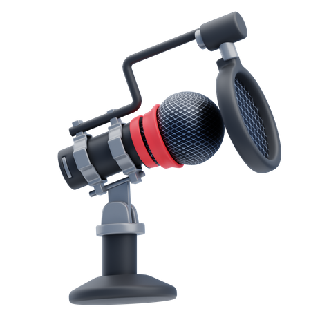 Hybrid Usb And Xlr Mic  3D Icon