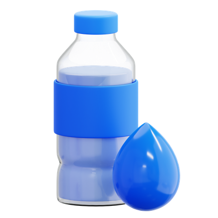 水分補給  3D Icon